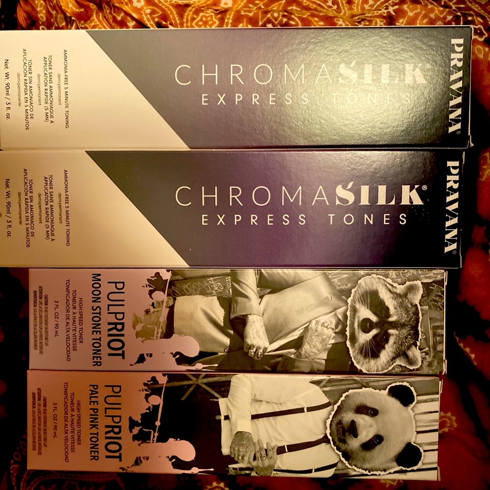 Pulp Riot & Pravana toners UNOPENED